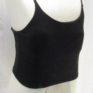 Womens Black Seamless Sports Bra Workout Yoga Top
